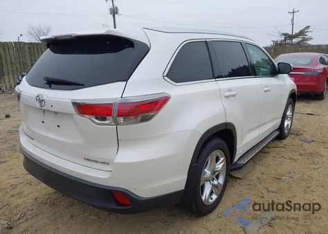 2015 Toyota Highlander Limited Platinum V6 z USA, uszkodzony, nr VIN 5TDDKRFH5FS082150